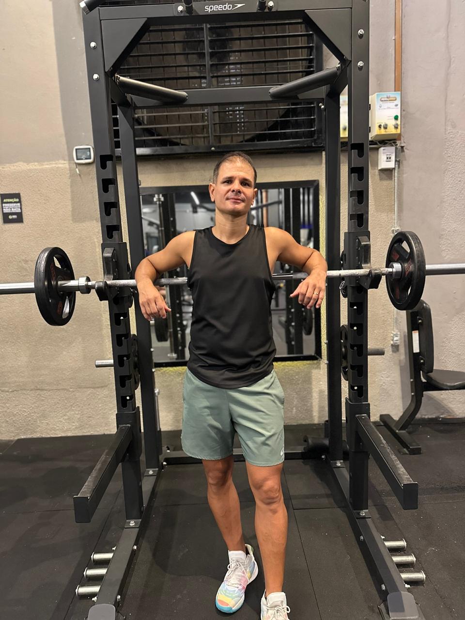 Fábio descontraído