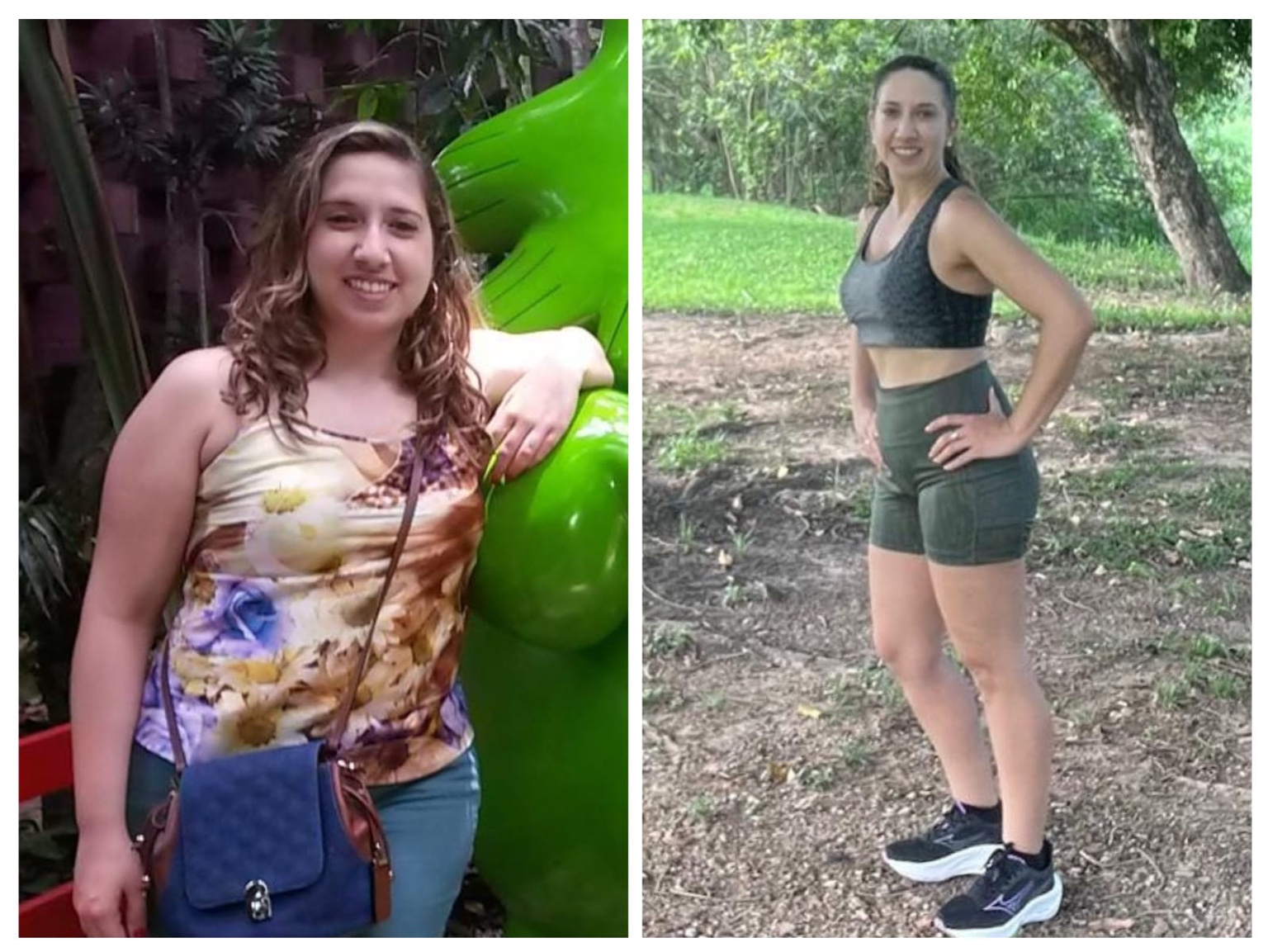 Patrícia antes e depois